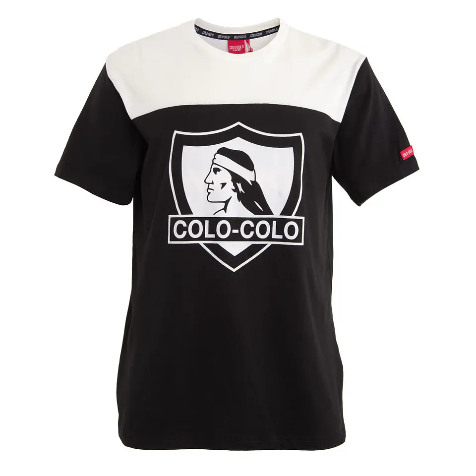 Polera Hombre Urbana Colo Colo Blanca Street Machine CLCPOV2318NE 1