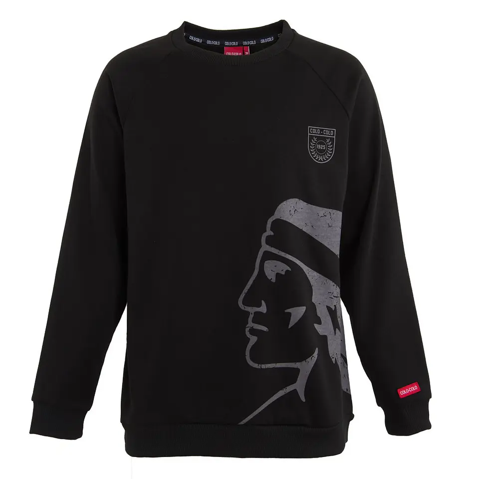 Polerón Hombre Urbano Colo Colo Negro Street Machine CLPOLV2330NE 1