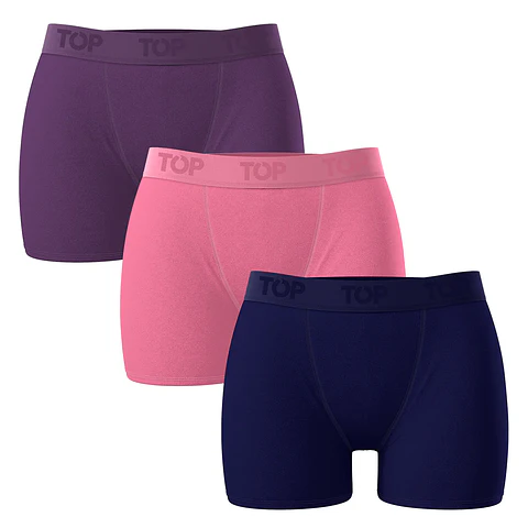 Boxer Mujer Colores Surtidos Top M208P/3