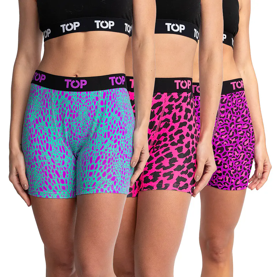 Boxer Mujer Colores Surtidos Top M208P/3 3