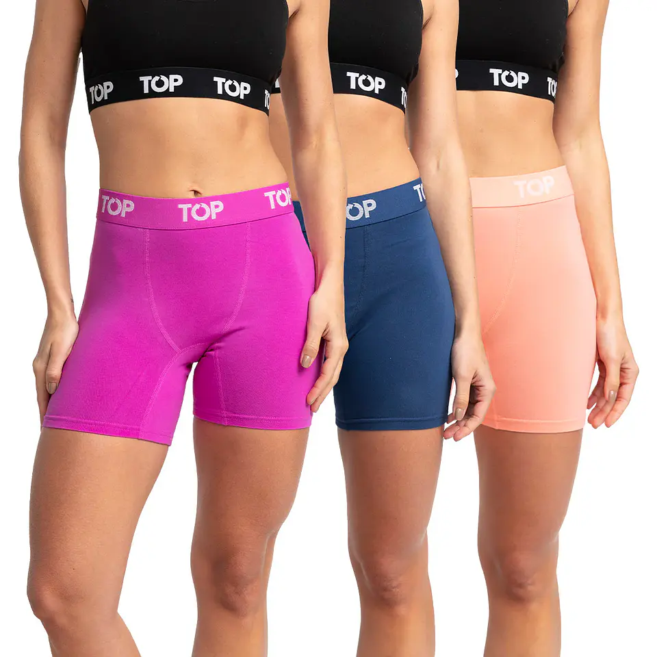 Boxer Mujer Colores Surtidos Top M208P/3 7
