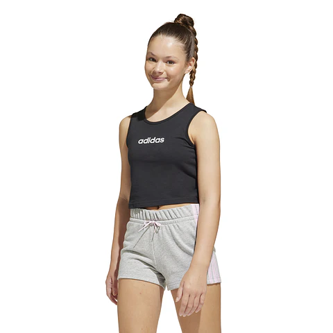 Polera Juvenil Negra Adidas JC9732