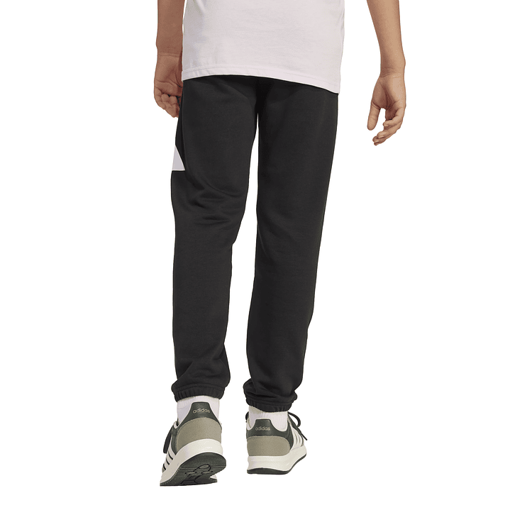 Pantalón de Buzo Juvenil Negro Adidas JD2090 2