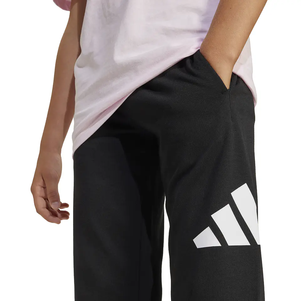 Pantalón de Buzo Juvenil Negro Adidas JD2090 3