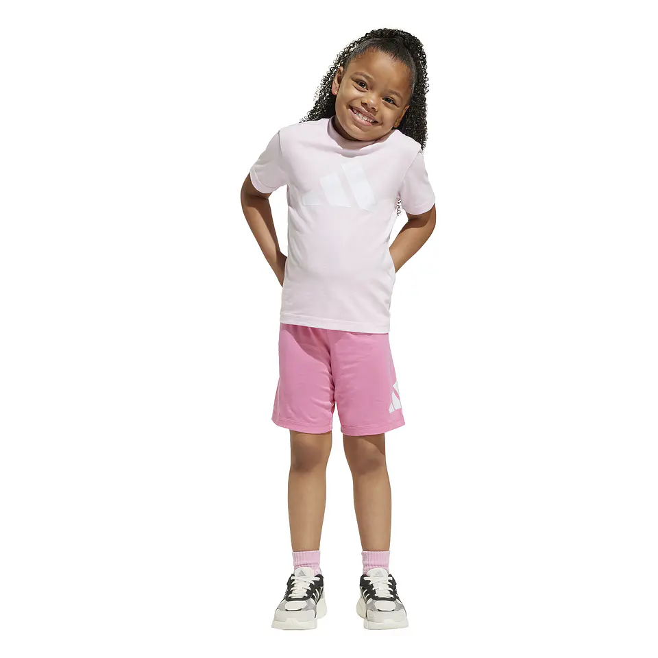 Conjunto Niña Rosado Adidas JE1378 1
