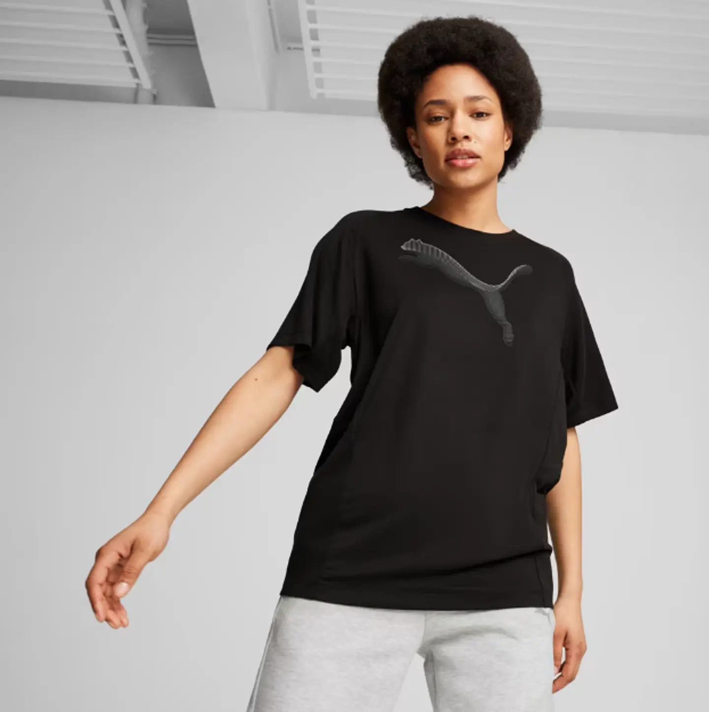 Polera Mujer Negra Puma 68166801 1