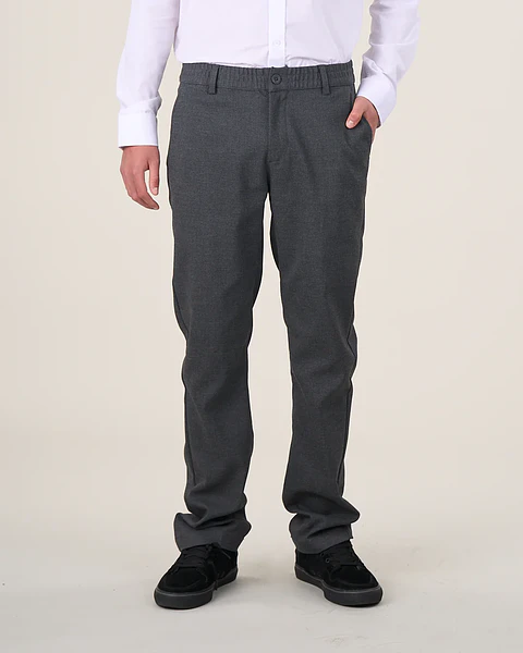 Pantalón Escolar Juvenil Gris Polemic-CPaz CP1319
