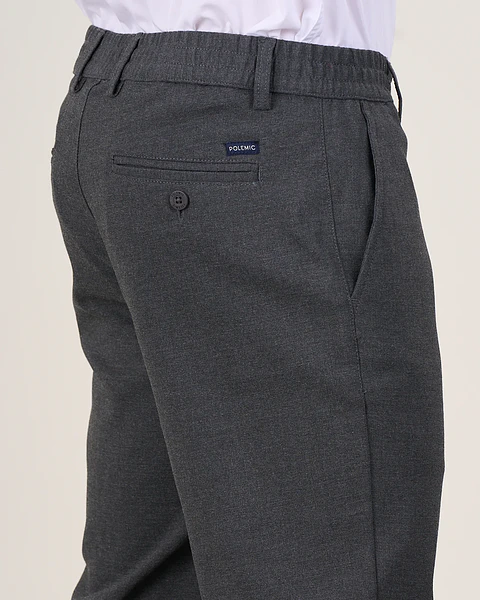 Pantalón Escolar Juvenil Gris Polemic-CPaz CP1319