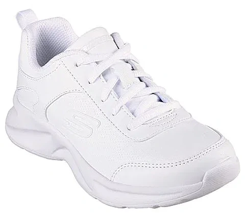 Zapatilla Escolar Niño/a Juvenil Blanca Skechers 302630LWHT