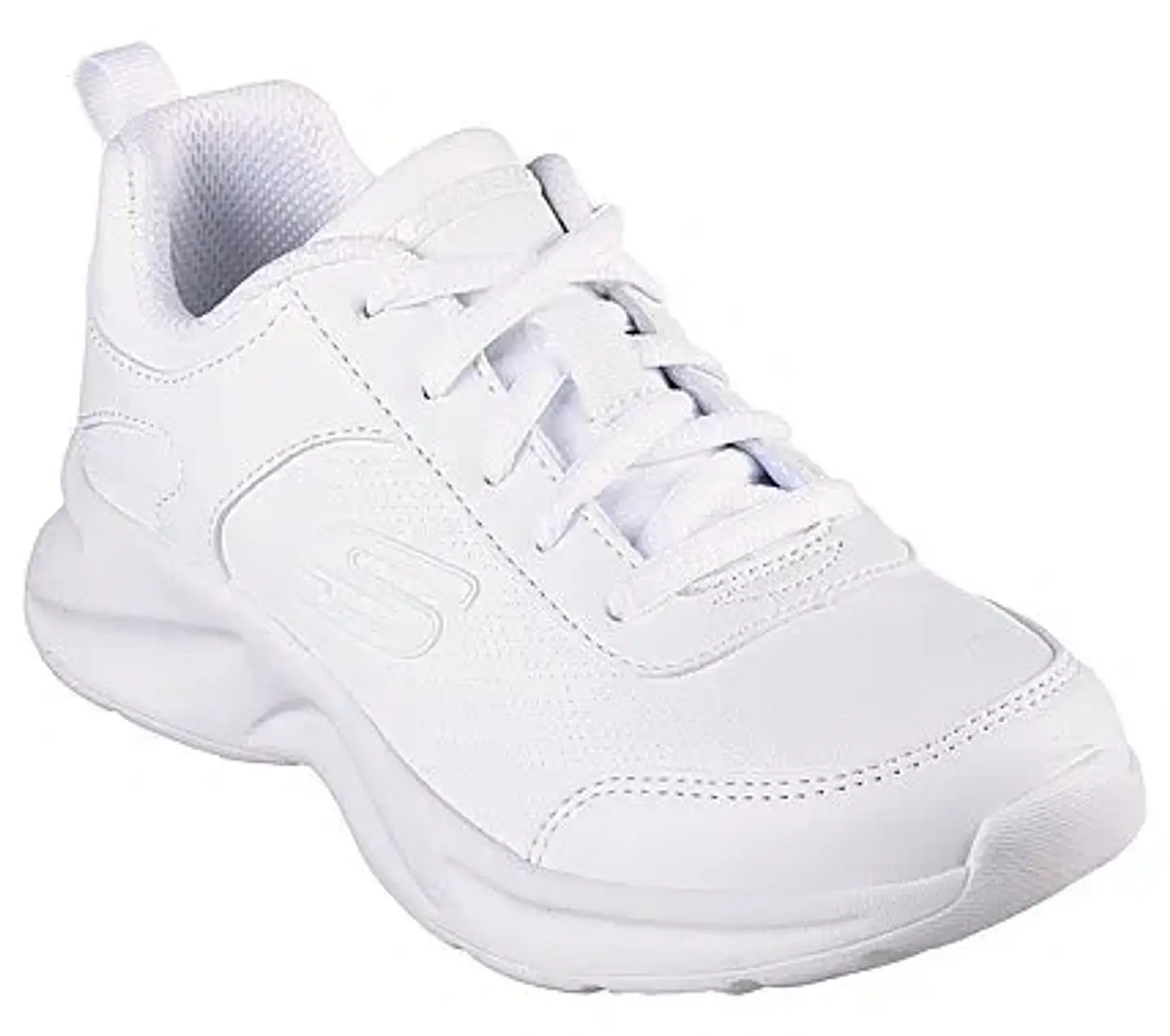 Zapatilla Escolar Niño/a Juvenil Blanca Skechers 302630LWHT 1