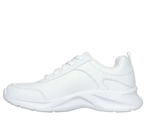 Zapatilla Escolar Niño/a Juvenil Blanca Skechers 302630LWHT