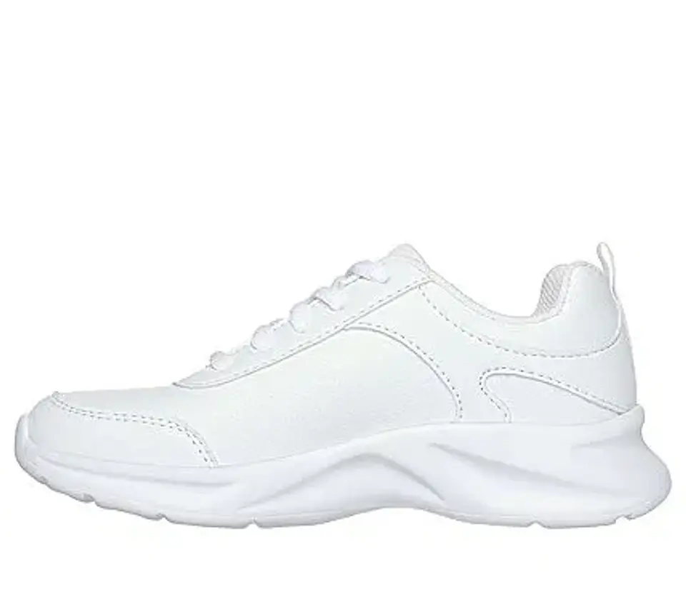 Zapatilla Escolar Niño/a Juvenil Blanca Skechers 302630LWHT 2