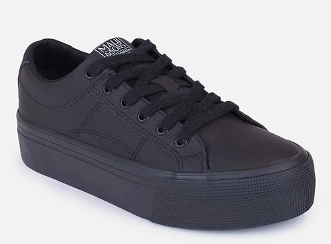 Zapato Escolar Mujer Negro Maui 5CE118-WC
