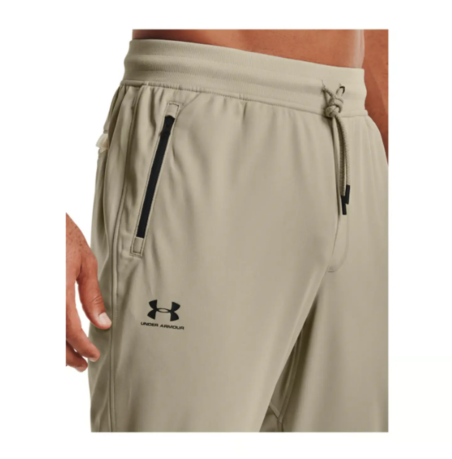 Pantalón de Buzo Hombre Beige Under Armour 1290261-289 3