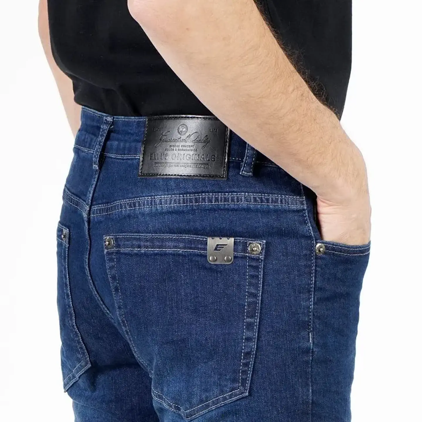Jeans Hombre Azul Ellus AM072930 3