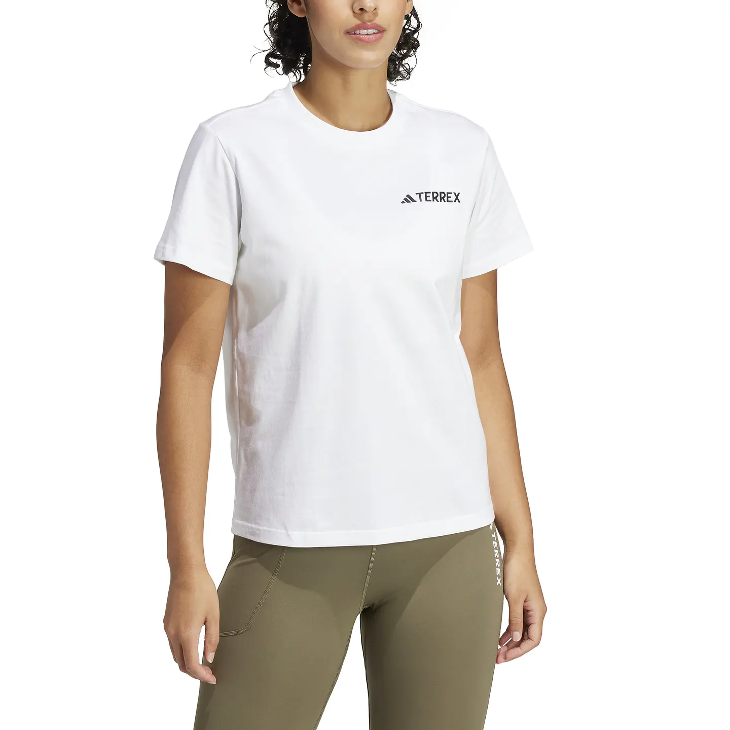 Polera Mujer Blanca Adidas IZ0450 1