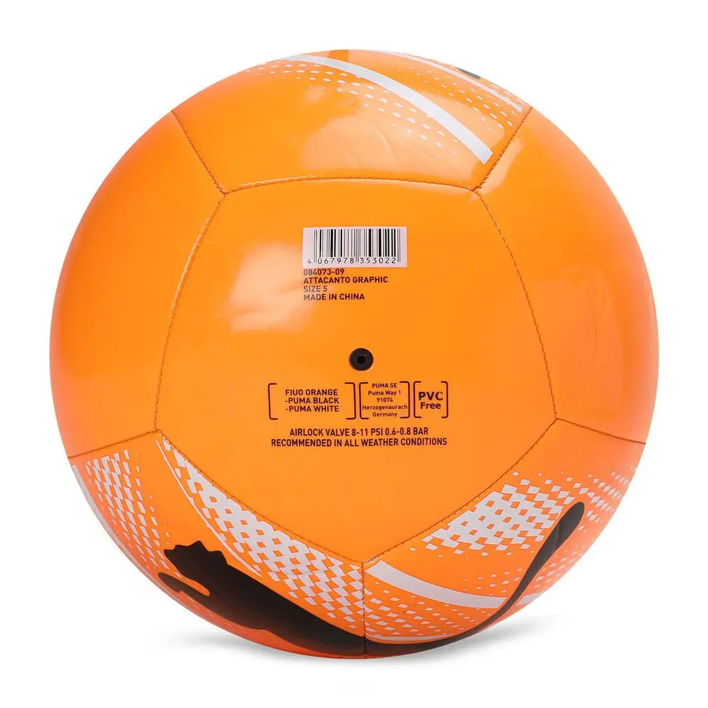 Pelota de Fútbol Naranja Puma 08407309 2