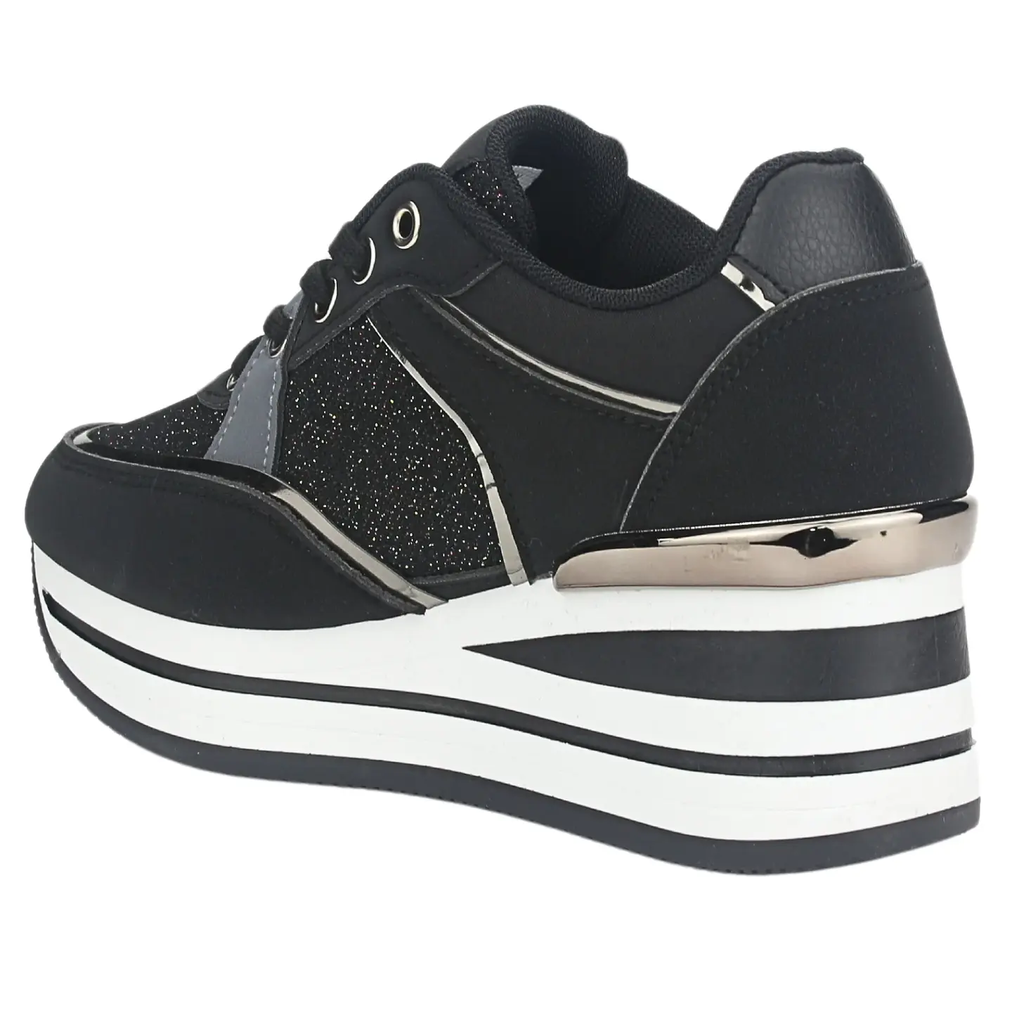 Zapatilla Mujer Negra Chalada 23-JETTIX-2BK 2