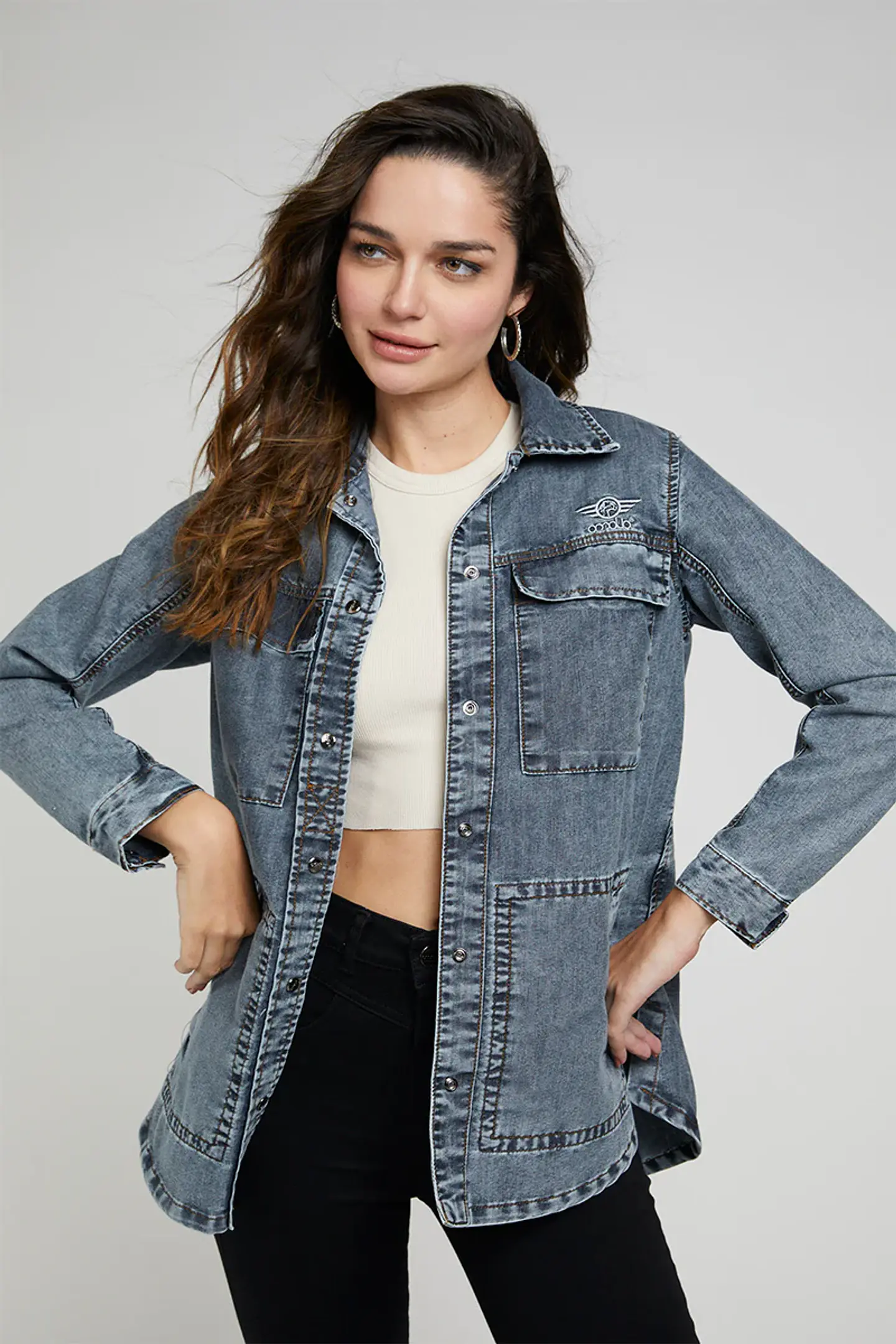 Chaqueta Mujer Gris Amalia 4903 1