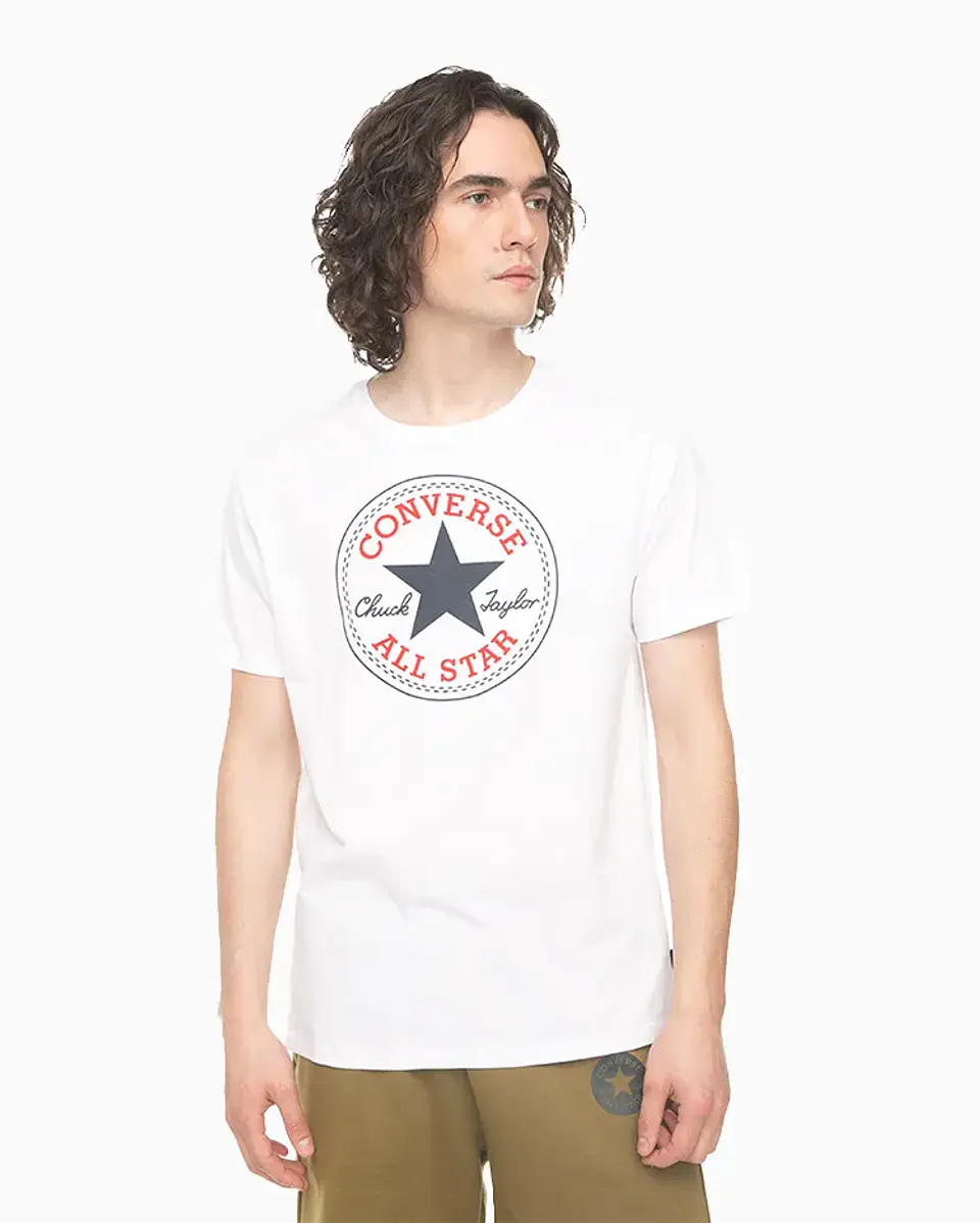 Polera Hombre Blanca Converse 08335C-102 1