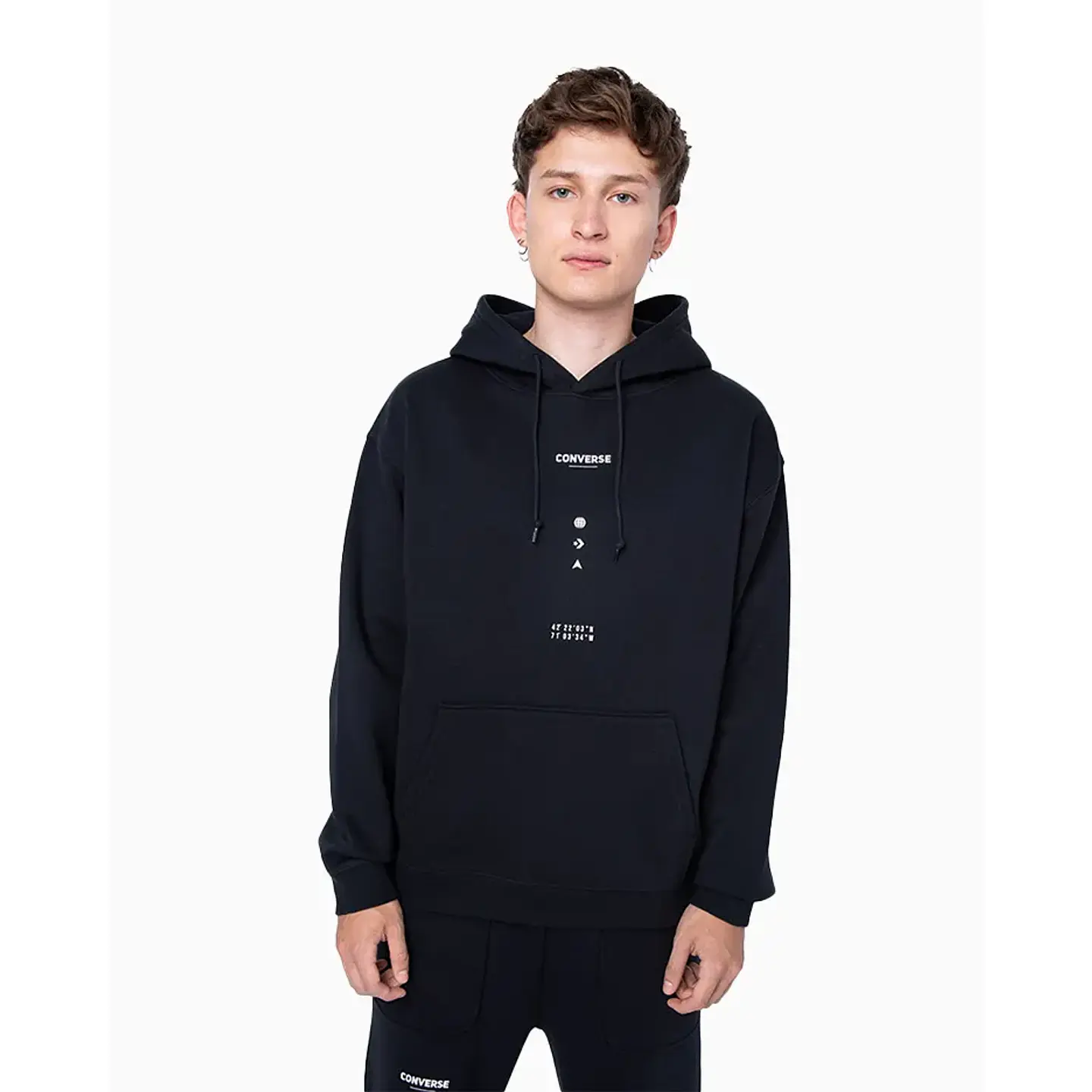 Polerón Hombre Negro Converse CNVSP25MHOODIE2-001 1