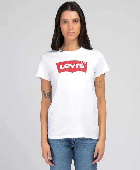 Polera Mujer Blanca Levis 17369-0468