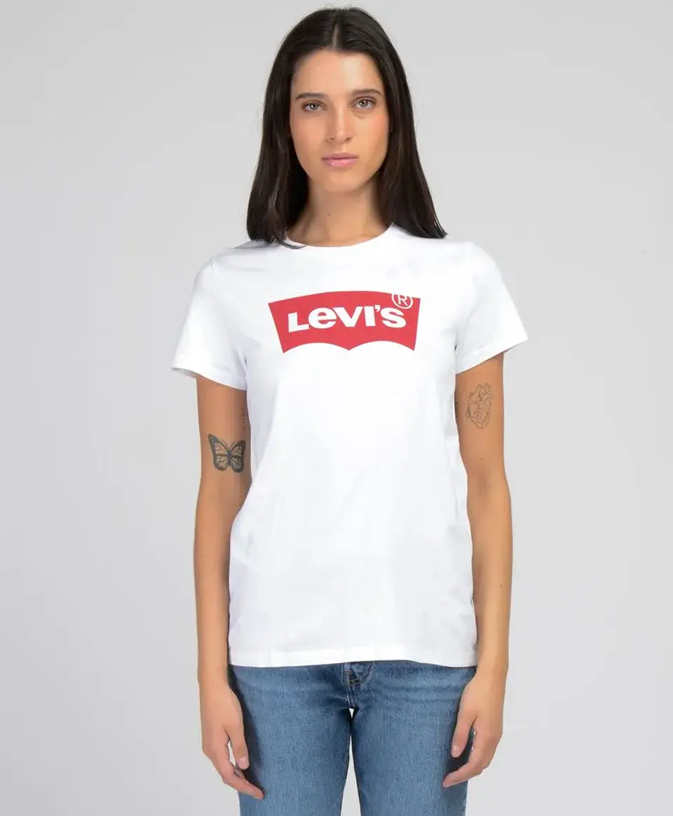 Polera Mujer Blanca Levis 17369-0468 1