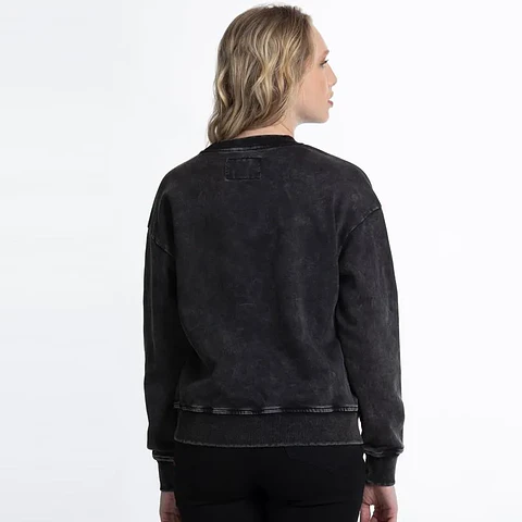 Polerón Mujer Negro Ellus SFL66200