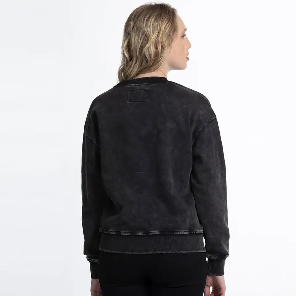 Polerón Mujer Negro Ellus SFL66200 2