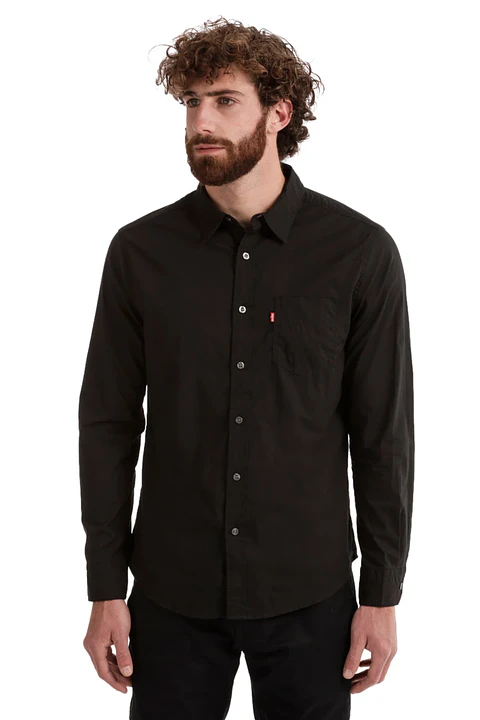 Camisa Hombre Negra Levis 85748-0002