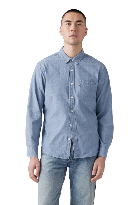 Camisa Hombre Azul Levis 85748-0289