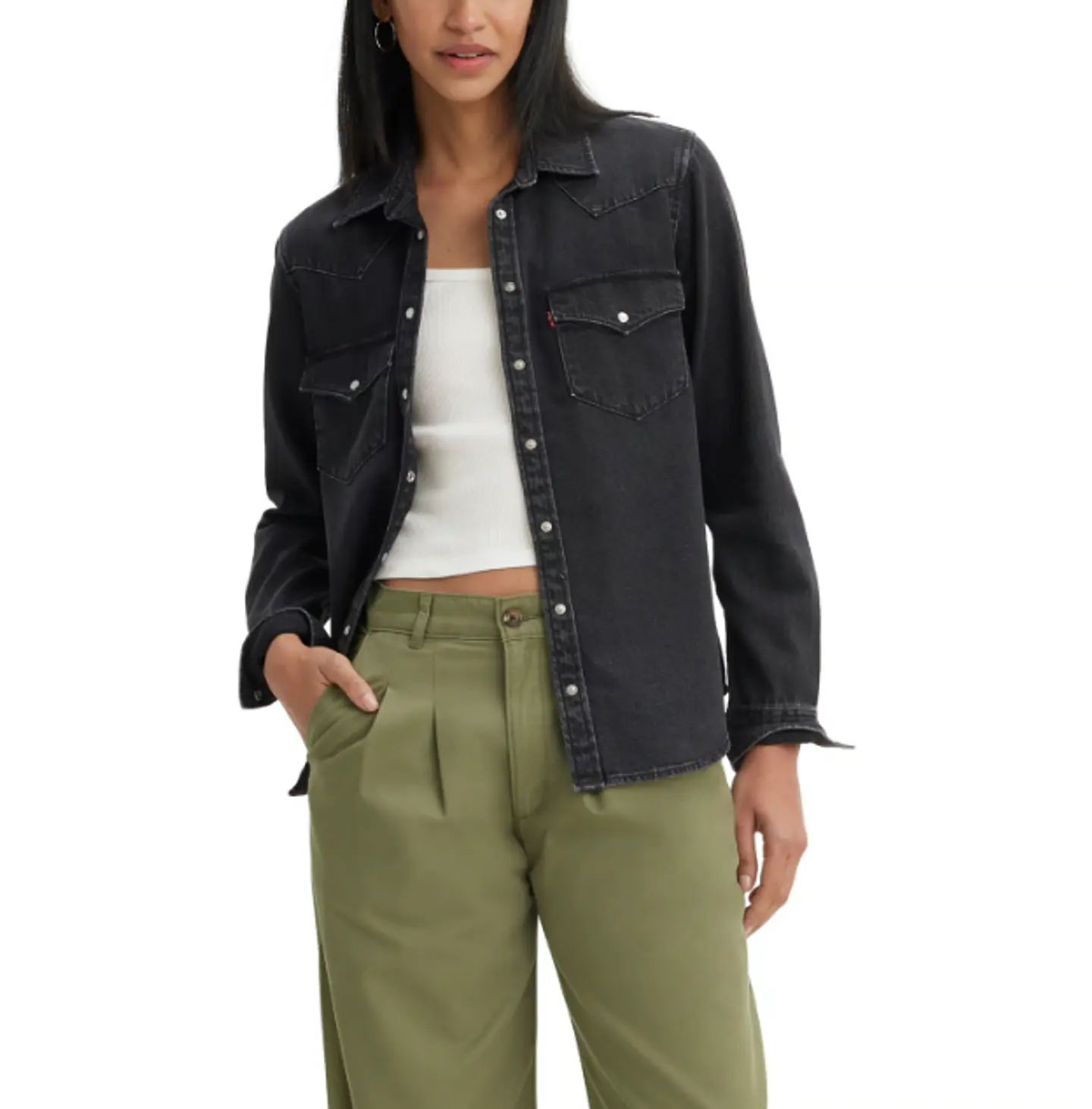 Camisa Mujer Negra Levis 86832-0031 1