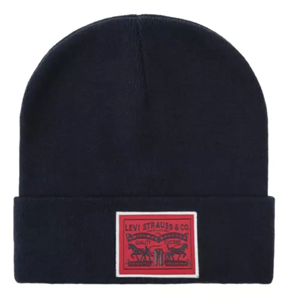 Gorro de Lana Hombre Negro Levis 87520-0053 1