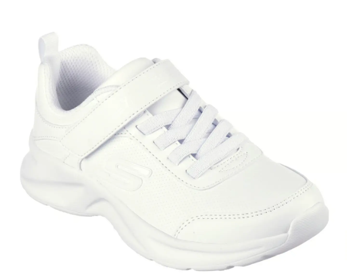 Zapatilla Escolar Niño/a Juvenil Blanca Skechers 302629LWHT 1