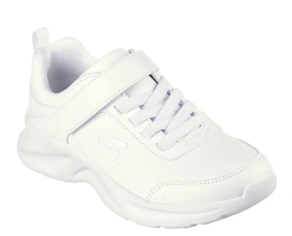 Zapatilla Escolar Niño/a Juvenil Blanca Skechers 302629LWHT 1