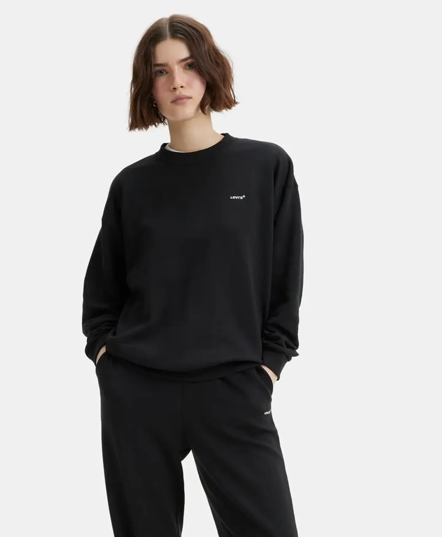Polerón Mujer Negro Levis A5942-0004 1