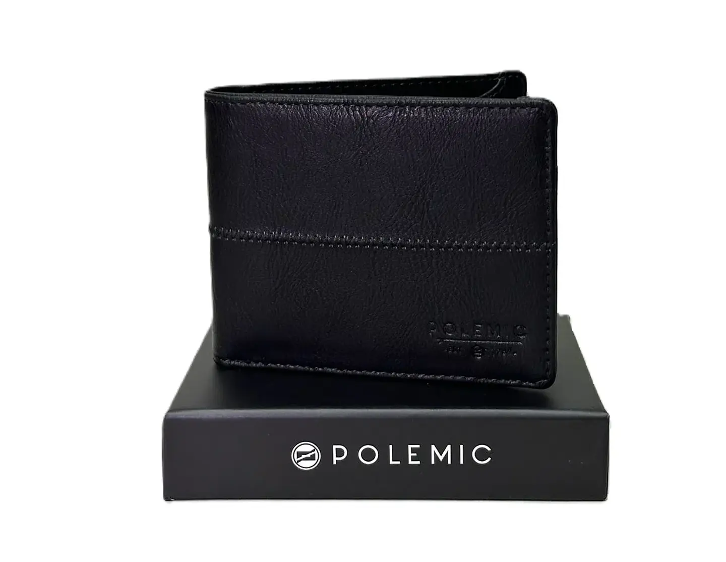 Billetera Hombre Negra Polemic-Cpaz TI0448 1