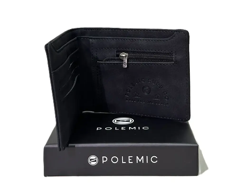 Billetera Hombre Negra Polemic-Cpaz TI0448 2