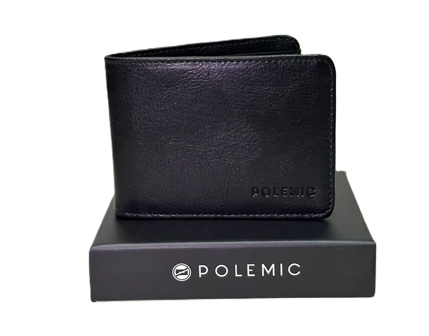 Billetera Hombre Negra Polemic-Cpaz TI0449 1