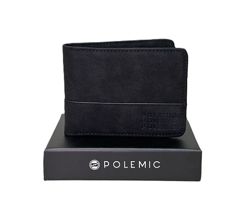 Billetera Hombre Negra Polemic-Cpaz TI0450