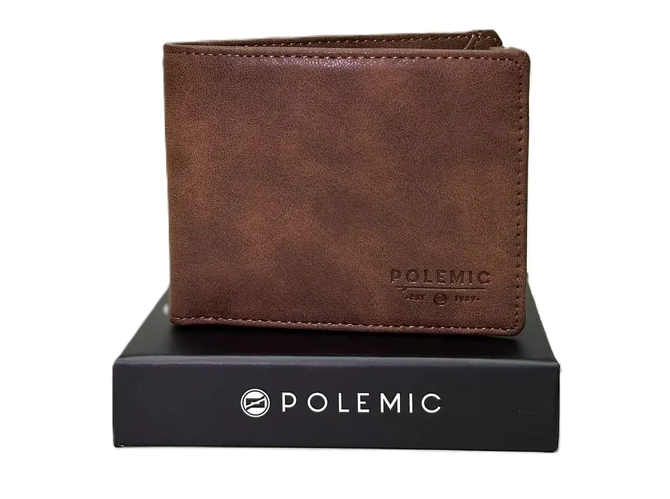Billetera Hombre Café Polemic-Cpaz TI0452 1