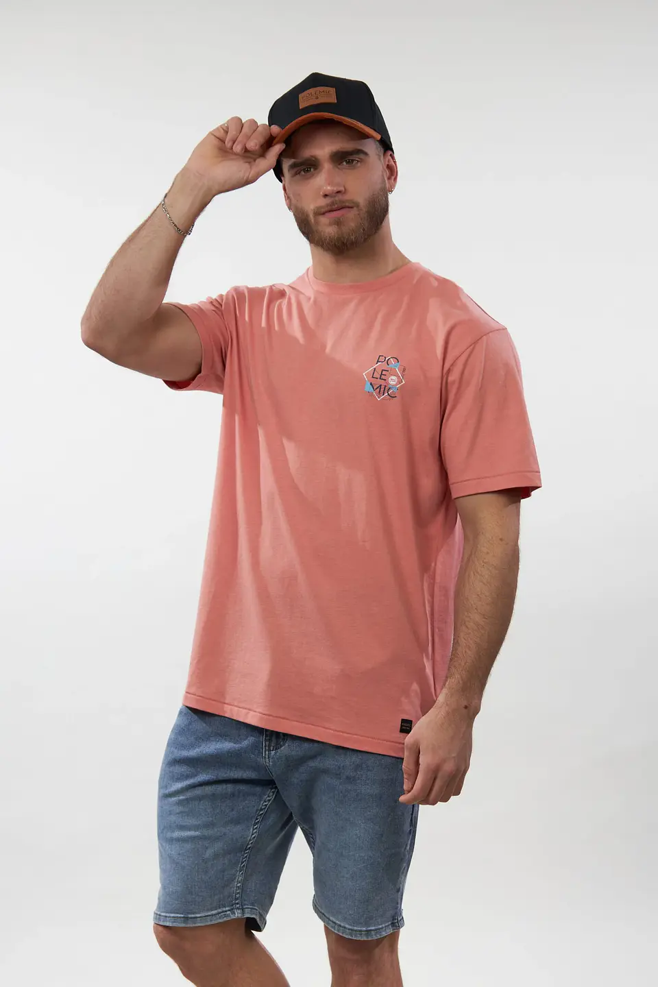 Polera Hombre Rosada Polemic-Cpaz UV1708 1