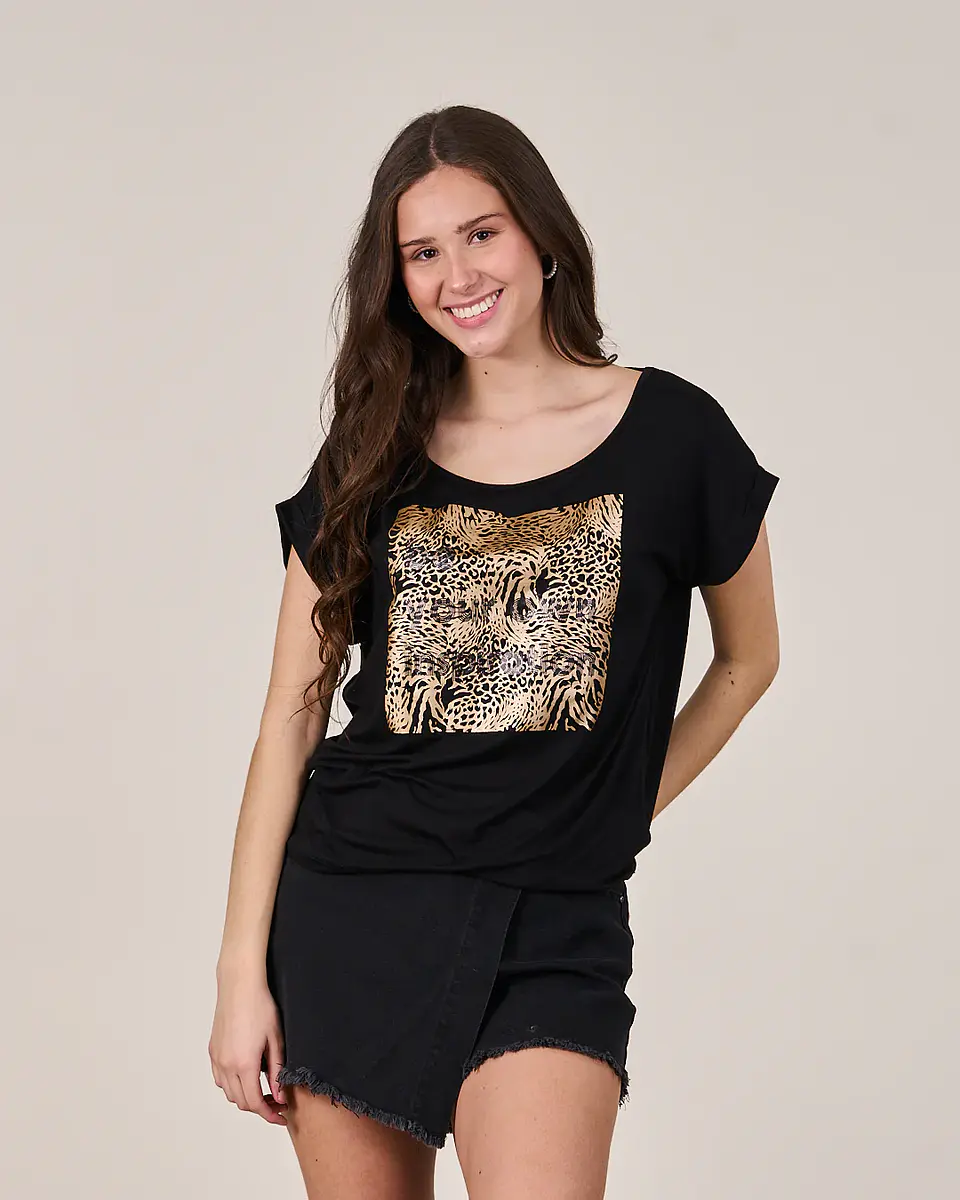 Polera Mujer Negra Polemic-Cpaz VS1737 1
