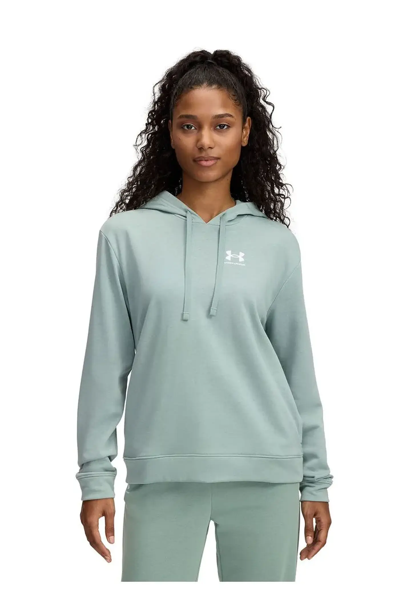 Polerón Mujer Verde Under Armour 6005511-348 1