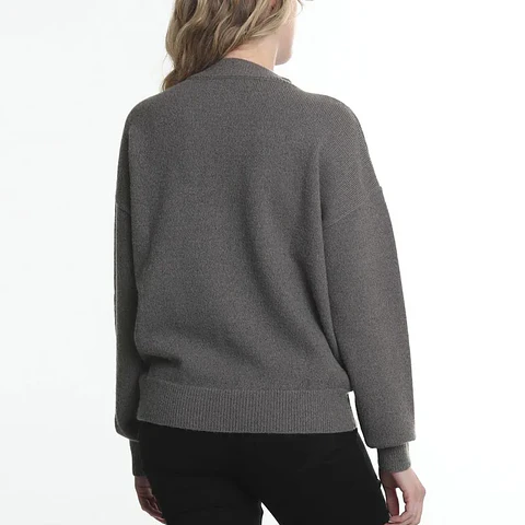 Sweater Mujer Gris Ellus OFL81452