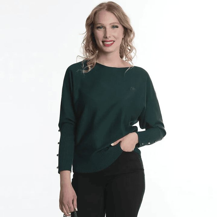 Sweater Mujer Verde Ellus OFL80400 1