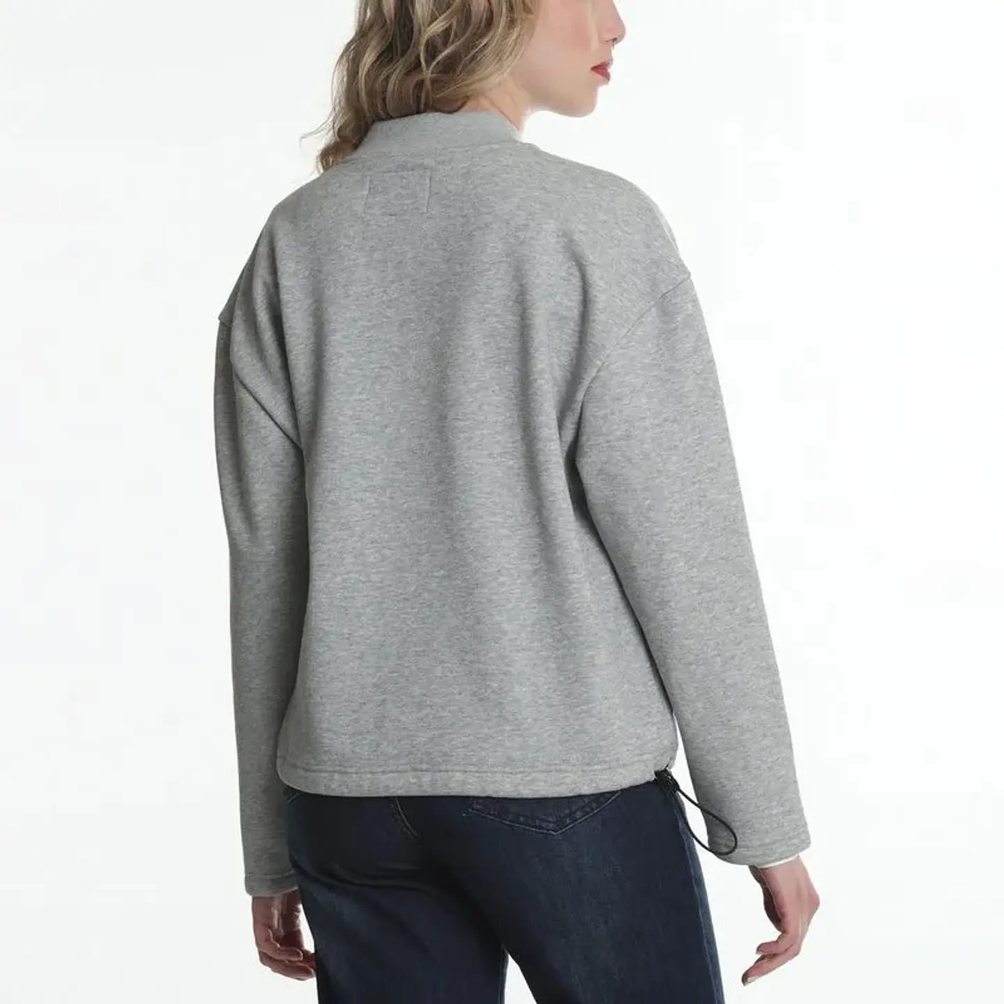 Polerón Mujer Gris Ellus SFL79204 2