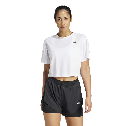 Polera Blanca Adidas JC9556