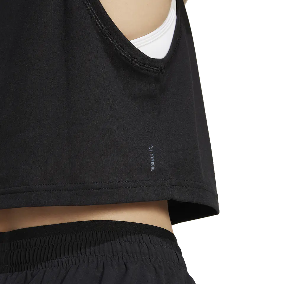 Polera Negra Adidas JF1025 5
