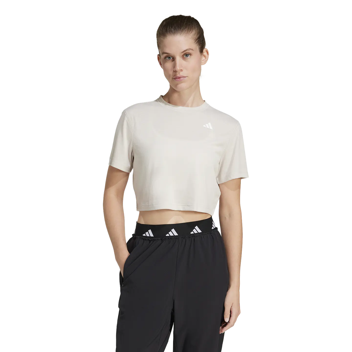 Polera Beige Adidas JE6169 2